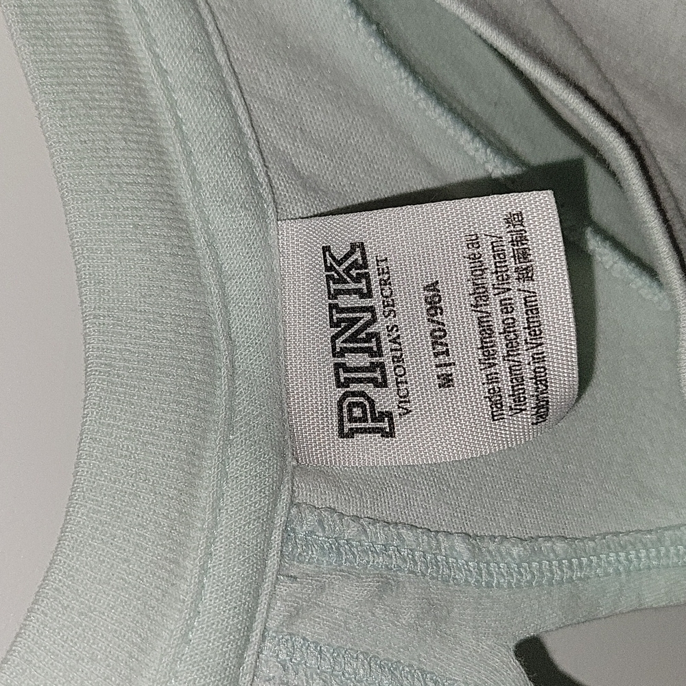 PINK baby blue tank top - Picture 3 of 4